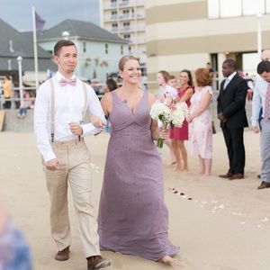 Floor Length Bridesmaids Dress
